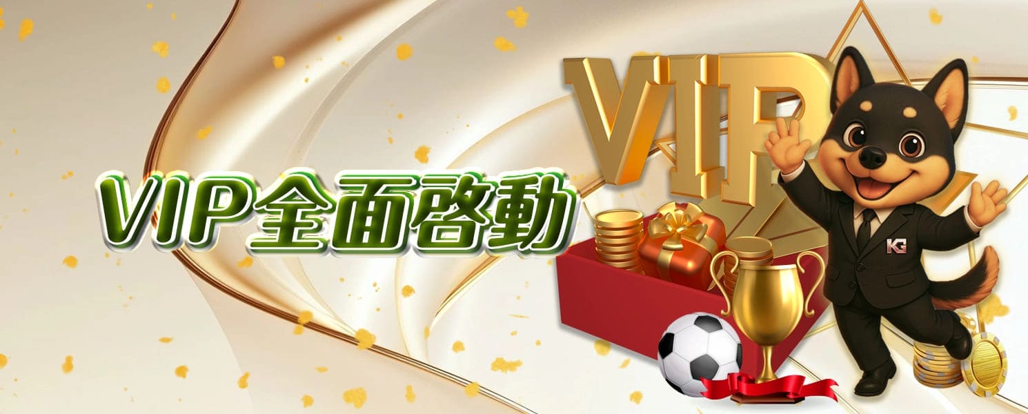 RG開金娛樂城優惠活動-VIP全面啟動